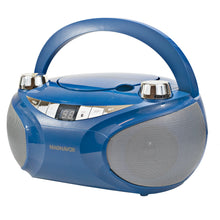 Load image into Gallery viewer, Magnavox MD6949-BL Portable CD Boombox with AM/FM Radio and Bluetooth in Blue
