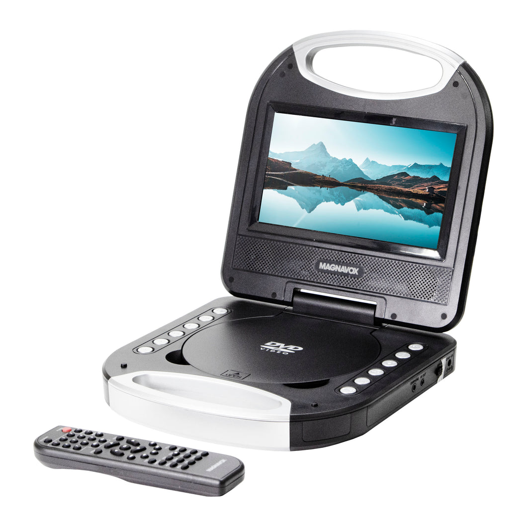 Magnavox MTFT750-BK Portable 7 inch DVD/CD Player with Remote in Black