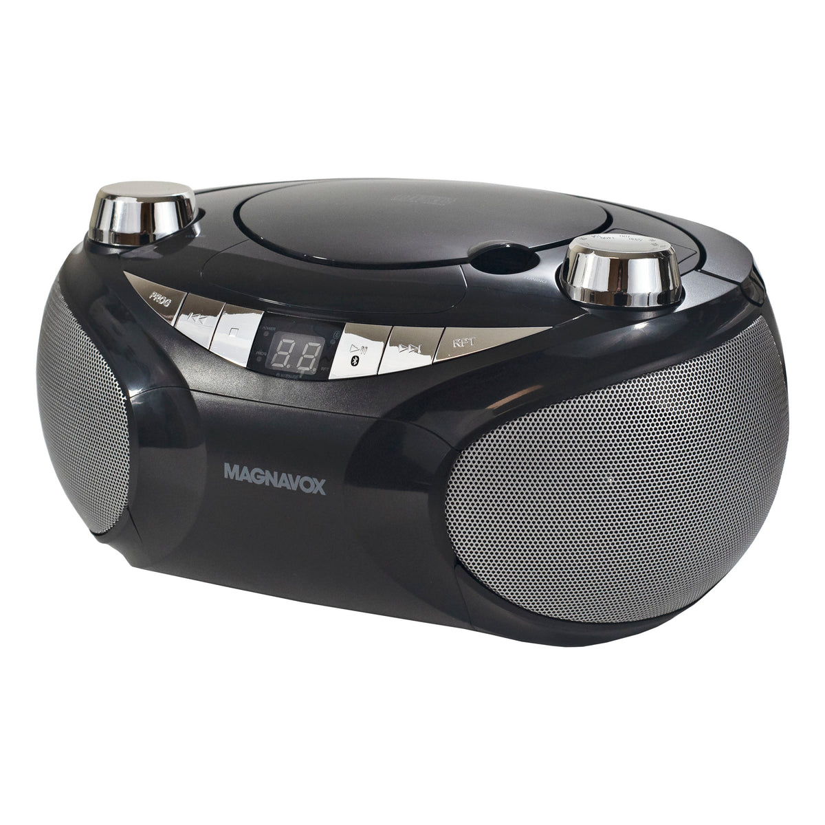 Magnavox MD6949-BK Portable CD Boombox with AM/FM Radio 