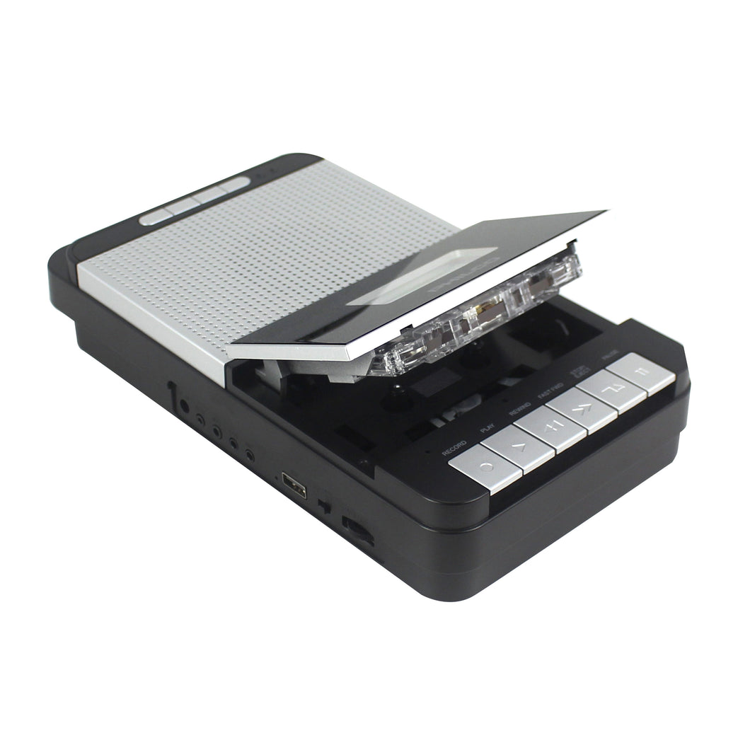 PHILCO Digital Cassette Recorder – Portable Tape Player, Recorder & Cassette to MP3 Converter