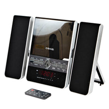 Load image into Gallery viewer, Craig CM427 3-Piece Vertical CD Stereo Shelf System with AM/FM and Remote in Black

