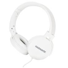 Load image into Gallery viewer, Magnavox MHP5026M-WH Stereo Headphones with Microphone in White
