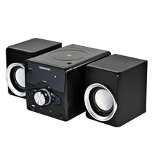 Load image into Gallery viewer, Magnavox MM442 Top Loading CD Shelf System with FM Radio, Bluetooth and Remote in Black
