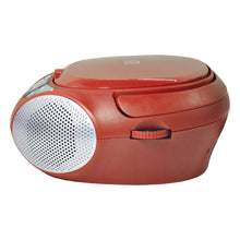 Load image into Gallery viewer, Magnavox MD6924-RD Portable Top Loading CD Boombox with AM/FM Radio in Red
