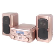 Load image into Gallery viewer, Magnavox MM435M-RG Compact CD Shelf System with FM, Bluetooth &amp; Remote Control in Rose Gold
