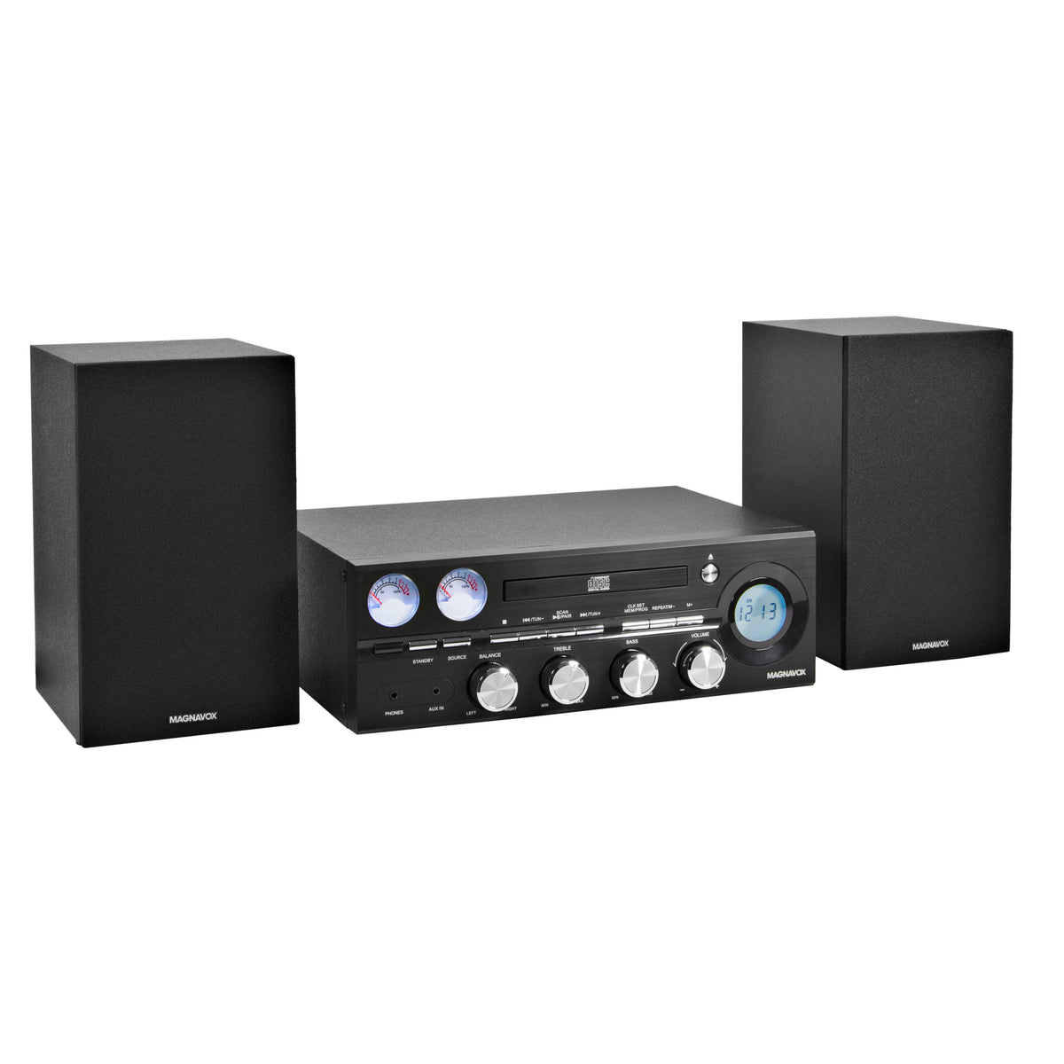 Magnavox MM451 CD Shelf System with FM Radio, Bluetooth and Remote in ...